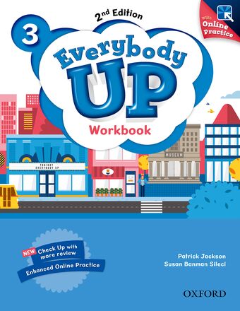 Everybody Up 3 Workbook with DVD & Online Practice Pack book cover