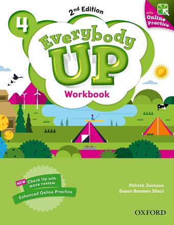 Everybody Up 4 Workbook with DVD and Online Practice Pack book cover