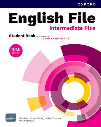 English File fifth edition Intermediate Plus Student Book with access to Exam book cover