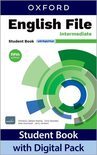 English File 5E Intermediate Student Book with Digital Pack book cover