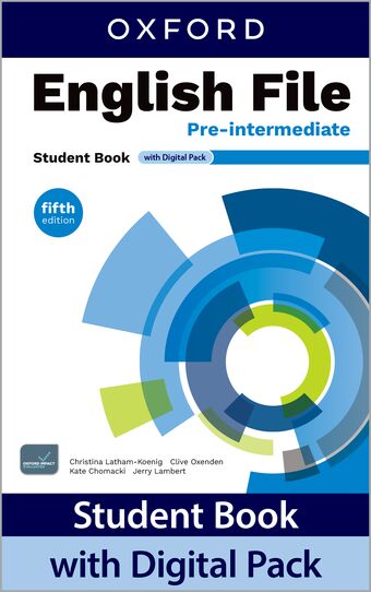 English File 5E Pre-Intermediate Student Book with Digital Pack book cover