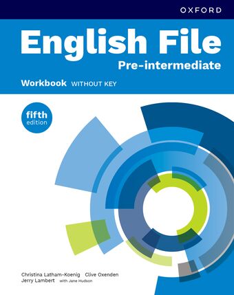 English File 5E Pre-Intermediate Workbook + without key book cover