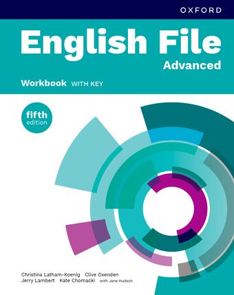 English File fifth edition Advanced Workbook with key book cover