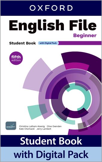 English File 5E Beginner Student Book with Digital Pack book cover