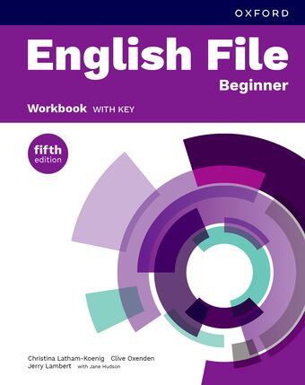 English File fifth edition Beginner Workbook with key book cover