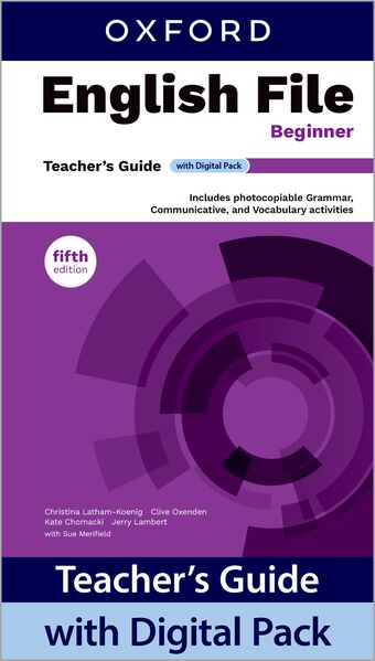English File Fifth Edition Beginner Teacher's Guide with Digital Pack book cover