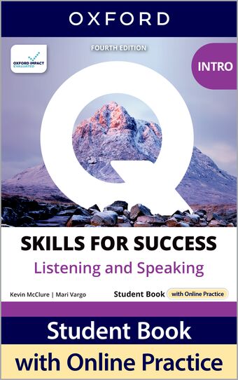 Q Skills for Success 4e Intro Level Listening and Speaking Student Book Online book cover