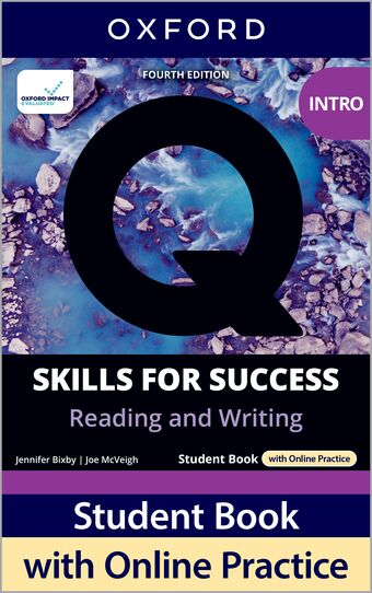 Q Skills for Success 4e Intro Level Reading and Writing Student Book Online book cover