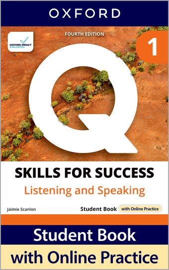 Q Skills for Success 4e Level 1 Listening and Speaking Student Book Online book cover