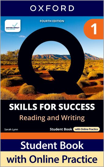 Q Skills for Success 4e Level 1 Reading and Writing Student Book Online Practice book cover