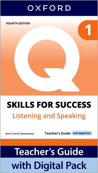 Q Skills for Success 4e Level 1 Listening and Speaking Teacher's Guide Pack book cover
