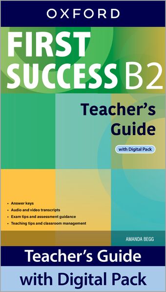 First Success B2 Teacher's Guide with Digital Pack book cover