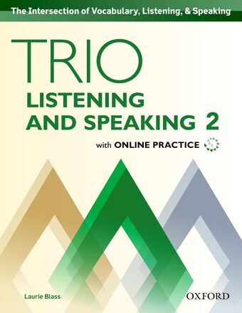 Trio Listening and Speaking Level 2 Student Book Pack with Online Practice book cover
