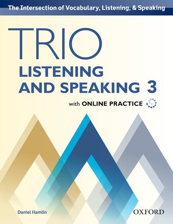 Trio Listening and Speaking Level 3 Student Book Pack with Online Practice book cover