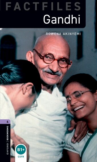 Oxford Bookworms Factfiles Level 4 Gandhi book cover