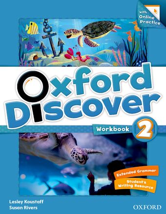 Oxford Discover Level 2 Workbook with Online Practice book cover
