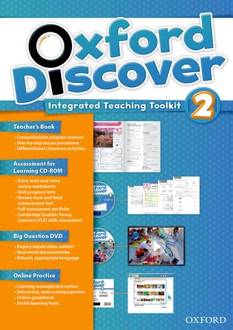 Oxford Discover Level 2 Teacher Book with Online Practice book cover