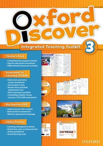 Oxford Discover Level 3 Workbook with Online Practice book cover