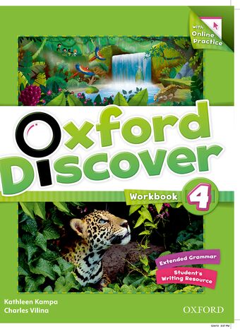 Oxford Discover Level 4 Workbook with Online Practice book cover