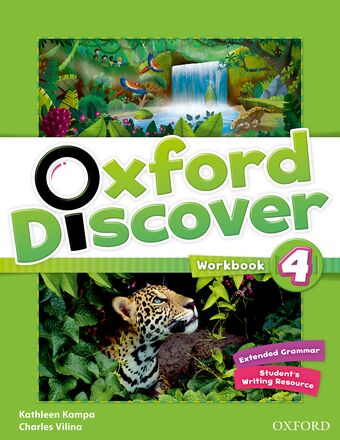 Oxford Discover Level 4 Workbook book cover