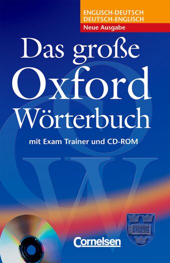 Das Grosse Oxford Worterbuch Book, CD & Trainer Pack book cover