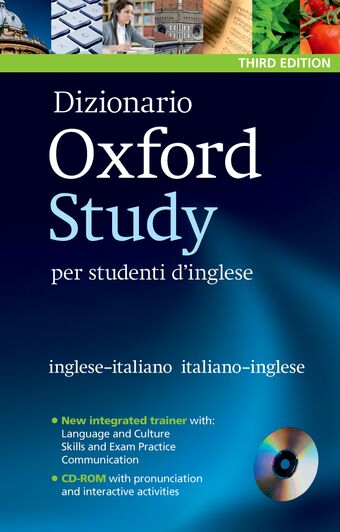 Dizionario Oxford Study per studenti d'inglese book cover