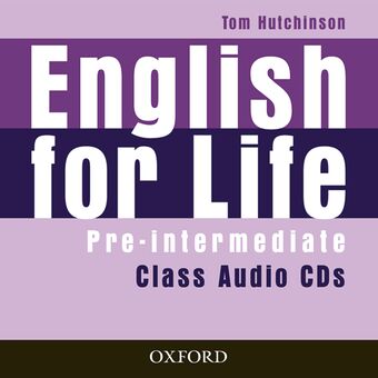 English for Life Pre-Intermediate Class Audio CD book cover