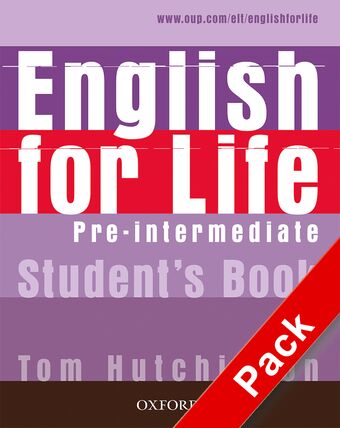 English for Life Pre-Intermediate Student's Book with Multi ROM Pack book cover