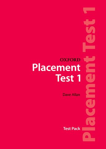 Oxford Placement Test Pack 1 book cover