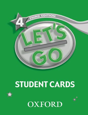 Let's Go 4 Student Cards book cover
