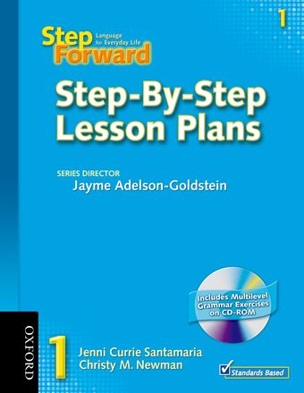 Step Forward 1 Step-By-Step Lesson Plans with Multilevel Grammar Exercises CD-RO book cover