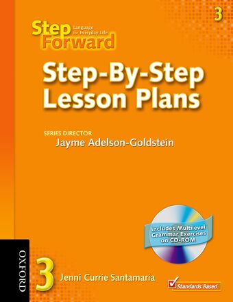 Step Forward 3 Step-By-Step Lesson Plans with Multilevel Grammar Exercises CDROM book cover