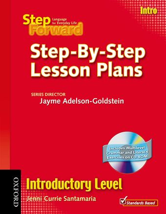 Step Forward Intro Step-by Step Lesson Plans with Multilevel Grammar Exercises book cover
