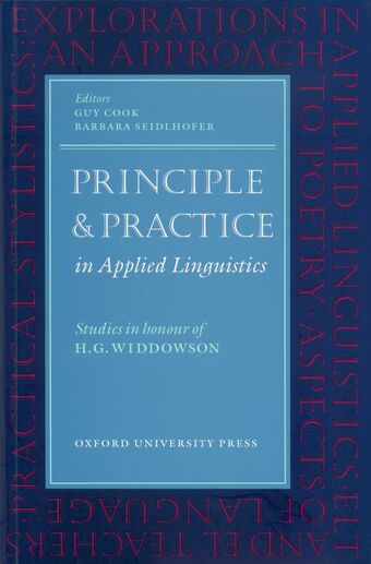 Principle and Practice in Applied Linguisitcs book cover