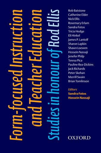 Form-focused Instruction and Teacher Education book cover