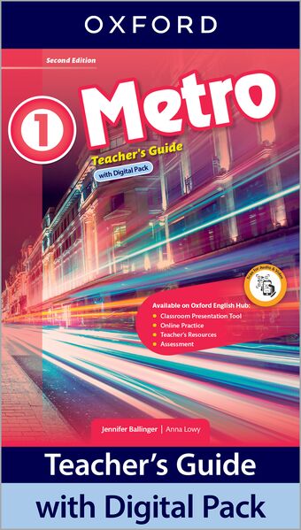 Metro Level 1 Teacher's Guide with Digital Pack book cover