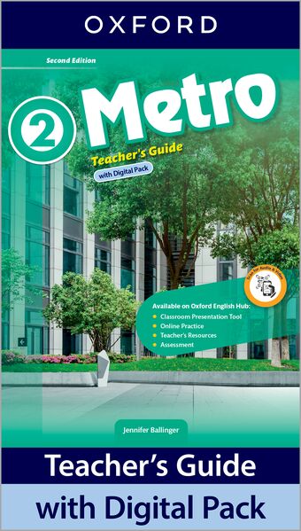 Metro Level 2 Teacher's Guide with Digital Pack book cover