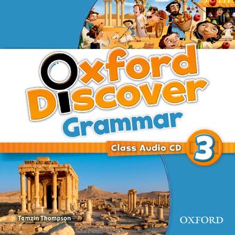 Oxford Discover Level 3 Grammar Audio CD book cover