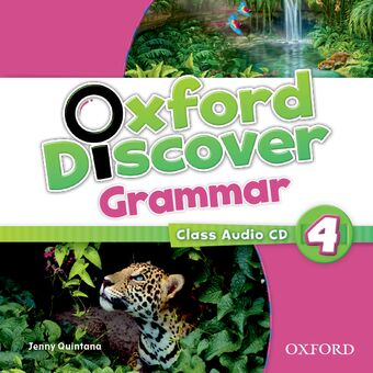 Oxford Discover Level 4 Grammar Class Audio CDs book cover