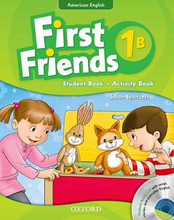 American First Friends 1 Student's Book / Workbook & CD Pack B book cover