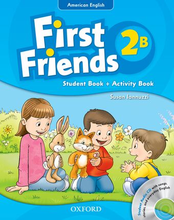 American First Friends 2 Student's Book / Workbook & CD Pack B book cover