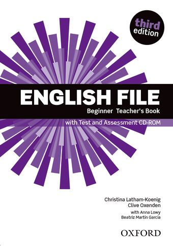 English File Beginner Teacher Book with Test Assessment CD book cover