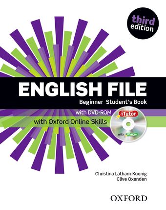 English File BeginnerStudent Book with iTutor and Online Skills book cover