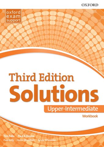 Solutions Upper-Intermediate Workbook book cover
