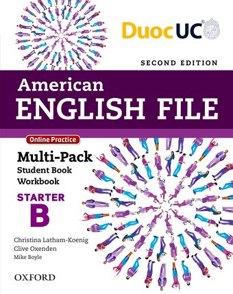 American English File Starter Multi-pack B book cover