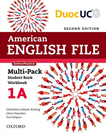 American English File Multi-pack A book cover