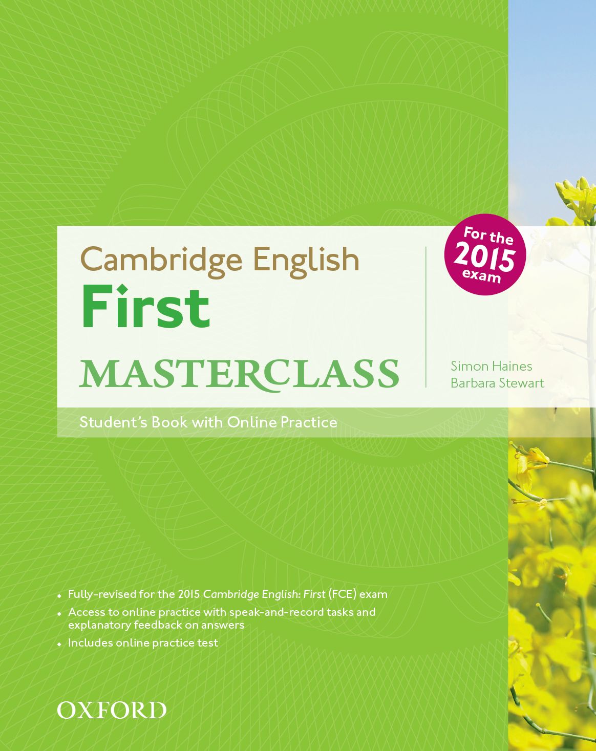 Cambridge English First (FCE) Masterclass Student Book book cover