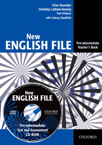 New English File Pre-Intermediate Teacher's Book with Test and Assessment CD-ROM book cover