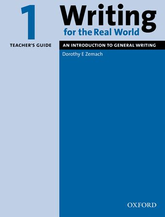 Writing for the Real World 1 Teacher's Guide book cover