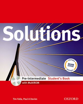 Solutions Pre-Intermediate Student's Book with MultiROM Pack book cover